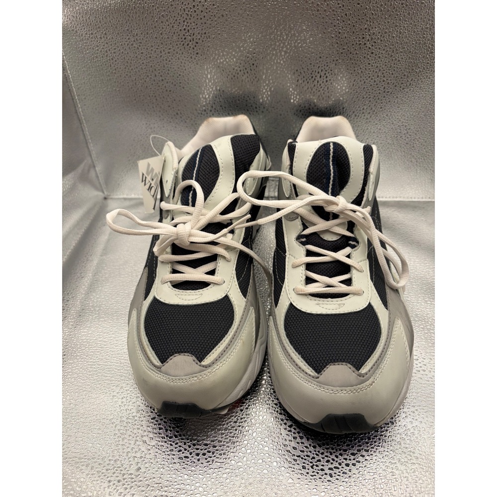 Cross Trekkers Mens 15W Wide Walking Sneakers Black Grey White 74780 154